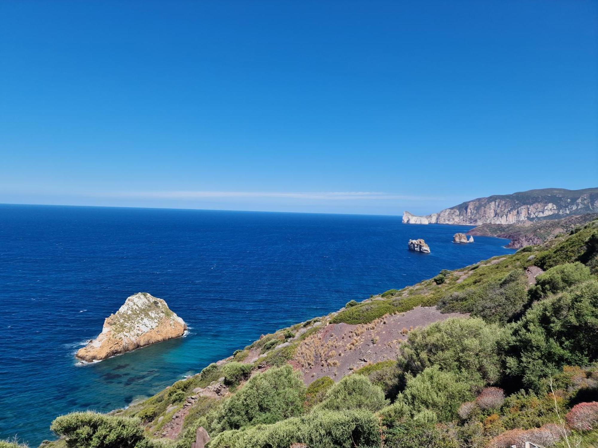 Oasi Blu Monolocale Vista Mare Lejlighed Nebida Eksteriør billede